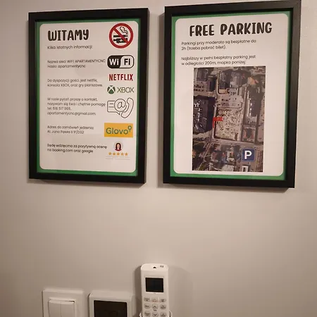 W Centrum Luksusowy Apartament, Duzy Parking, Zameldowanie 24h, Fv, Ekspres, Xbox, Klimatyzacja, Dwie Sypialnie, Kuchnia I Salon, Samo Centrum Miasta,