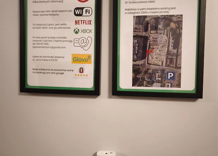 W Centrum Luksusowy Apartament, Duzy Parking, Zameldowanie 24h, Fv, Ekspres, Xbox, Klimatyzacja, Dwie Sypialnie, Kuchnia I Salon, Samo Centrum Miasta,