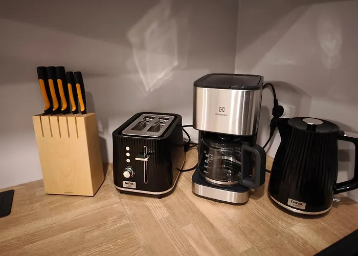 W Centrum Luksusowy Apartament, Duzy Parking, Zameldowanie 24h, Fv, Ekspres, Xbox, Klimatyzacja, Dwie Sypialnie, Kuchnia I Salon, Samo Centrum Miasta, Lägenhet Starogard Gdański